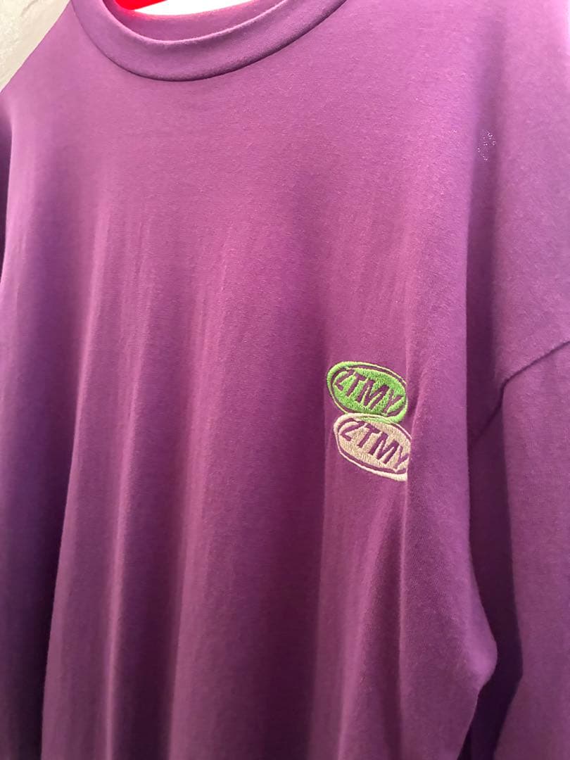 ZT MY アニメキャラクター 長袖Tシャツ パープル