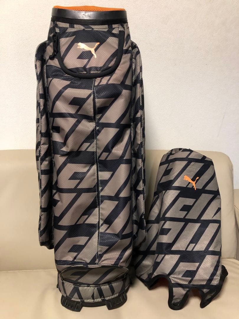 【送料込み】廃盤希少　PUMA キャディバッグ ランダムロゴ　入手困難