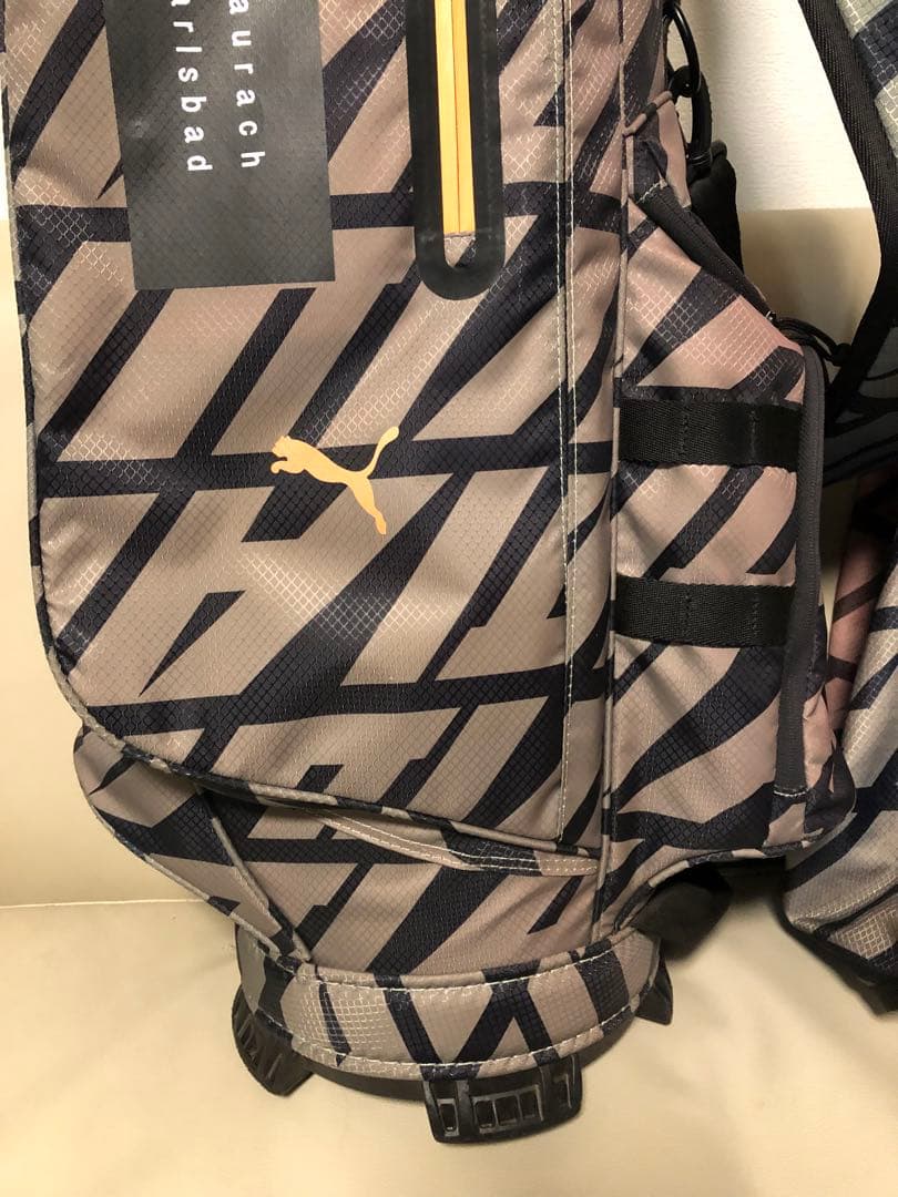 【送料込み】廃盤希少　PUMA キャディバッグ ランダムロゴ　入手困難
