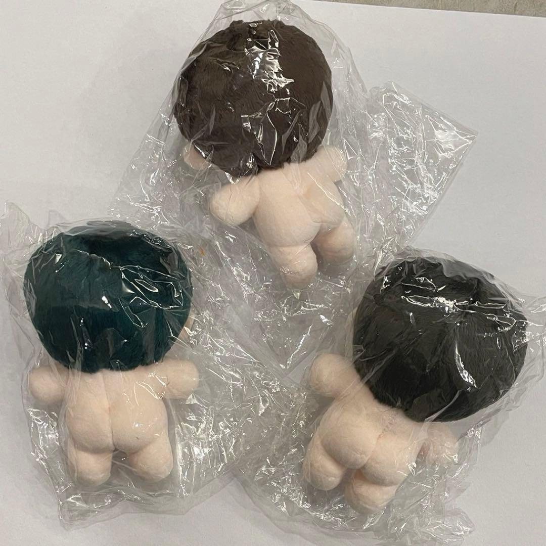 BJYX 博君一肖 王一博 肖戦 10cm ぬいぐるみ 3体 懵仔 黒蛋 緑蛋