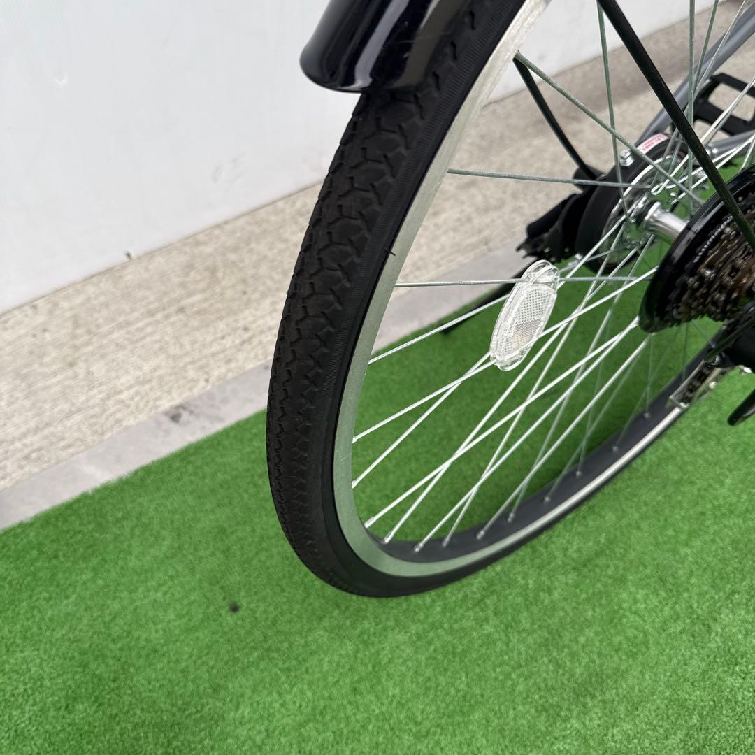 自転車27インチ オートライト クロスバイク とても綺麗 【引き取り限定】