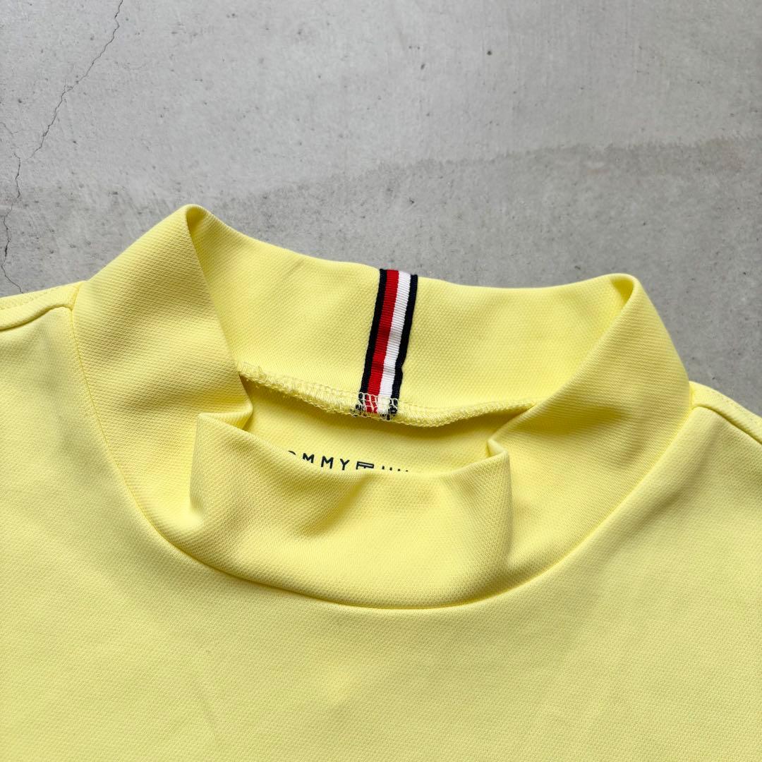 【美品】  GOLF 半袖モックネックTシャツ ロゴ