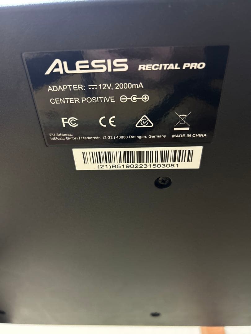 【美品】Alesis Recital Pro 88鍵 電子ピアノ アレシス