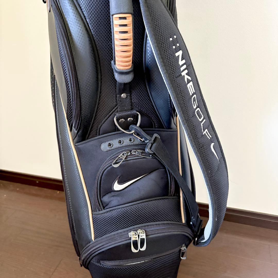 NIKE ナイキ キャディバッグ ゴルフバッグ 黒 9.5型