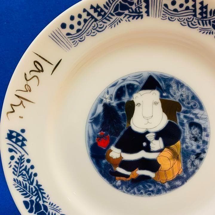 【匿名配送】TASAKI SHINJU　田崎真珠イヤープレート　クリスマス飾り皿