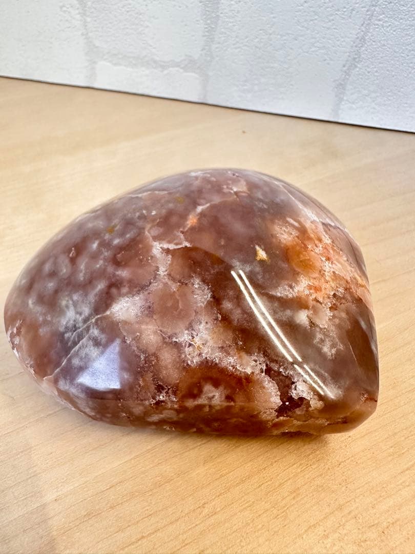 大きめ高品質　ピンクアメジスト　フラワーアメジスト　ハート形
