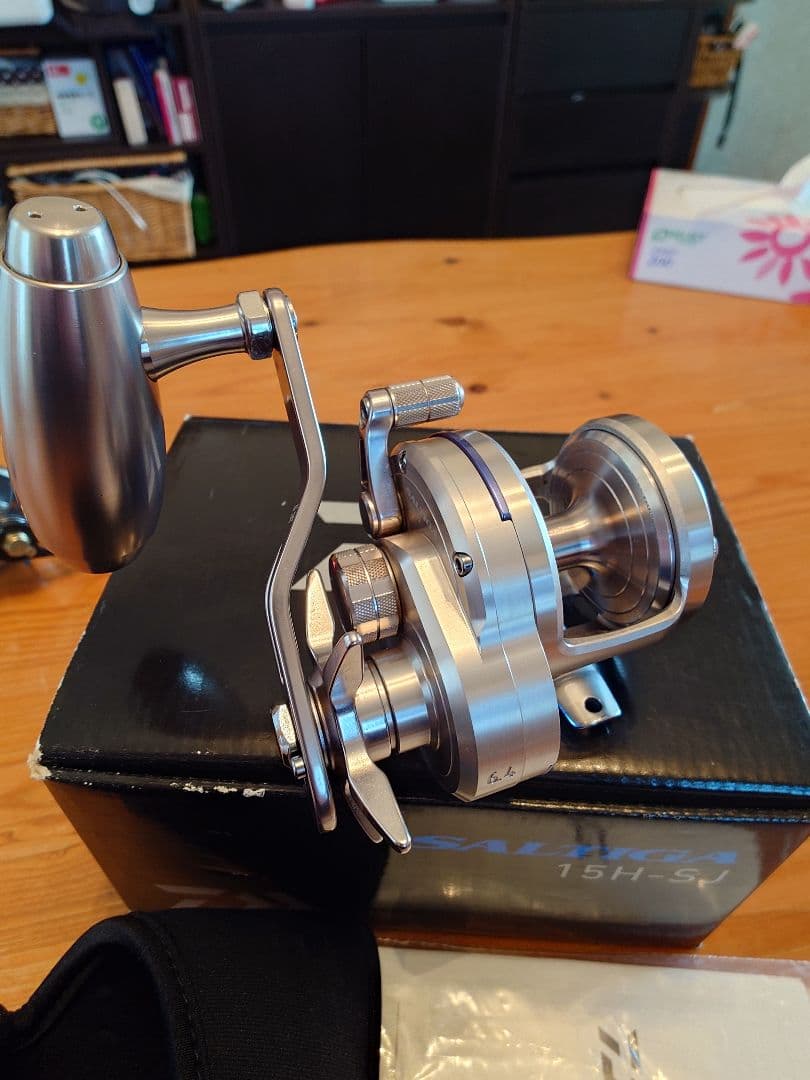 Daiwa 15H-SJ ベイトリール　トンジギ　あいや〜じぐ付き　ソルティガ