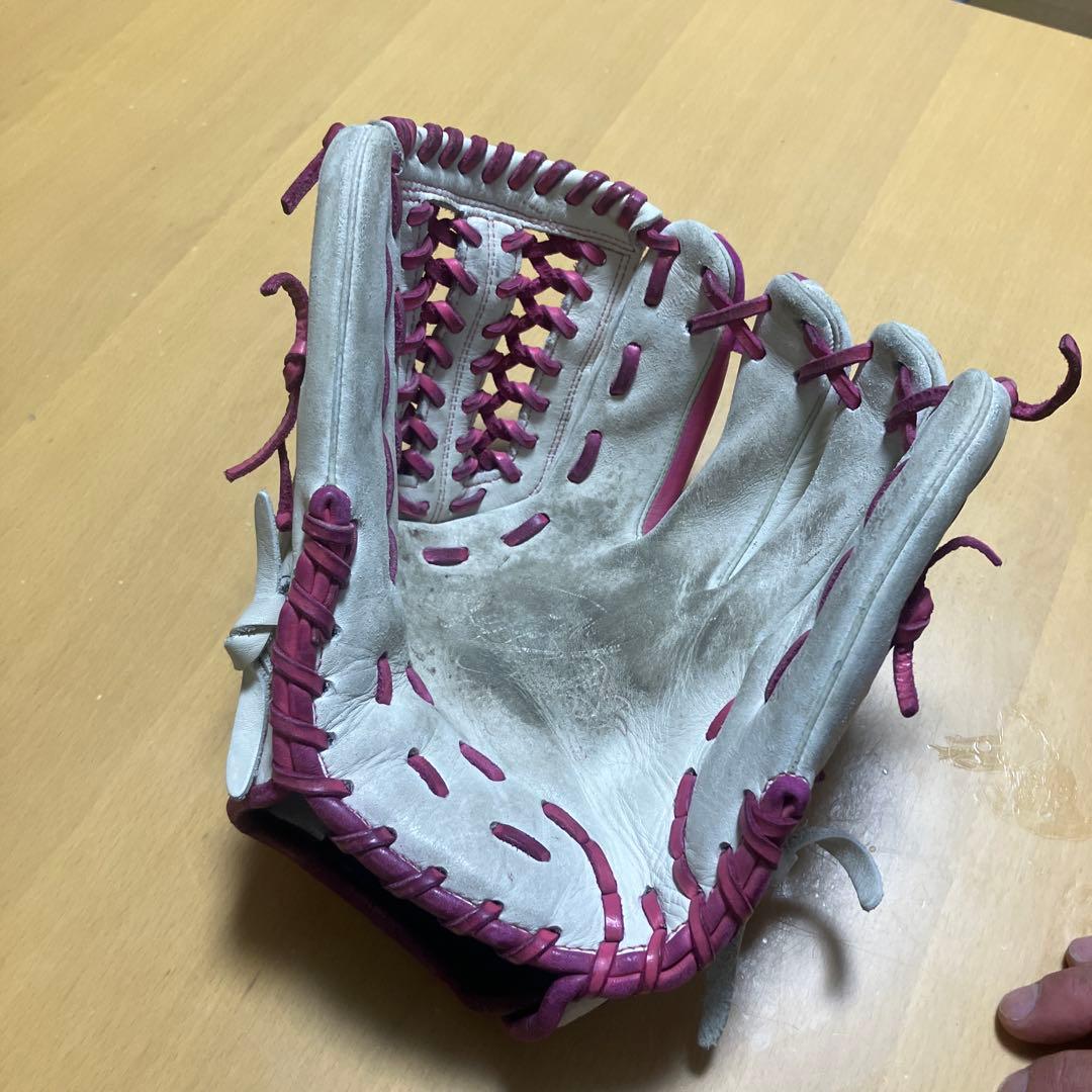 Rawlings 軟式グローブ ホワイト/ピンク