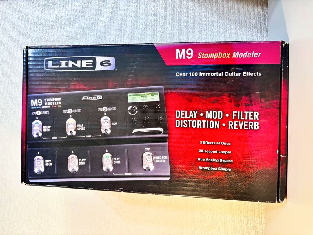 Line6 M9 Stompbox Modeler Line 6 動作確認済み