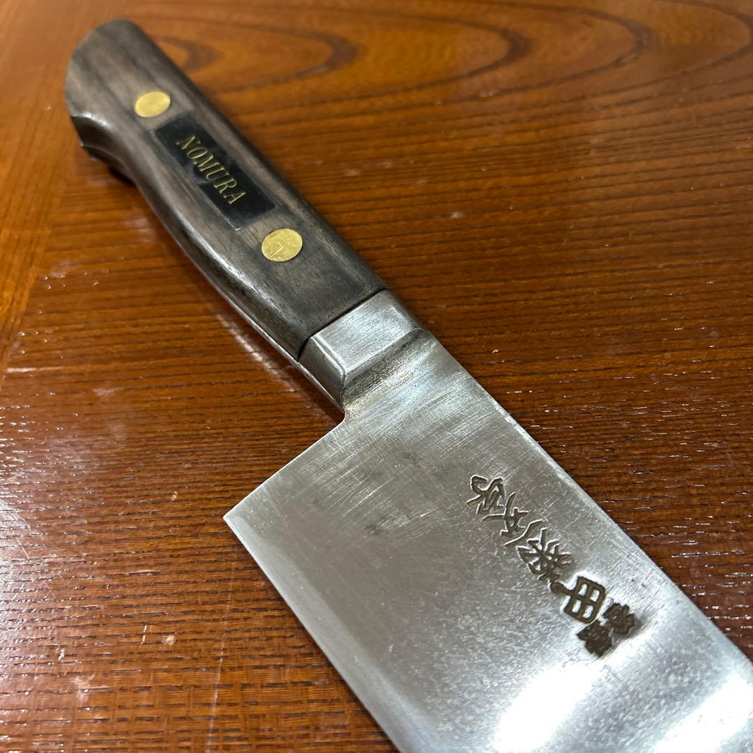 牛刀包丁 菊一文字 全長39,5cm刃27cm重約235g厚約2mm ★送料無料