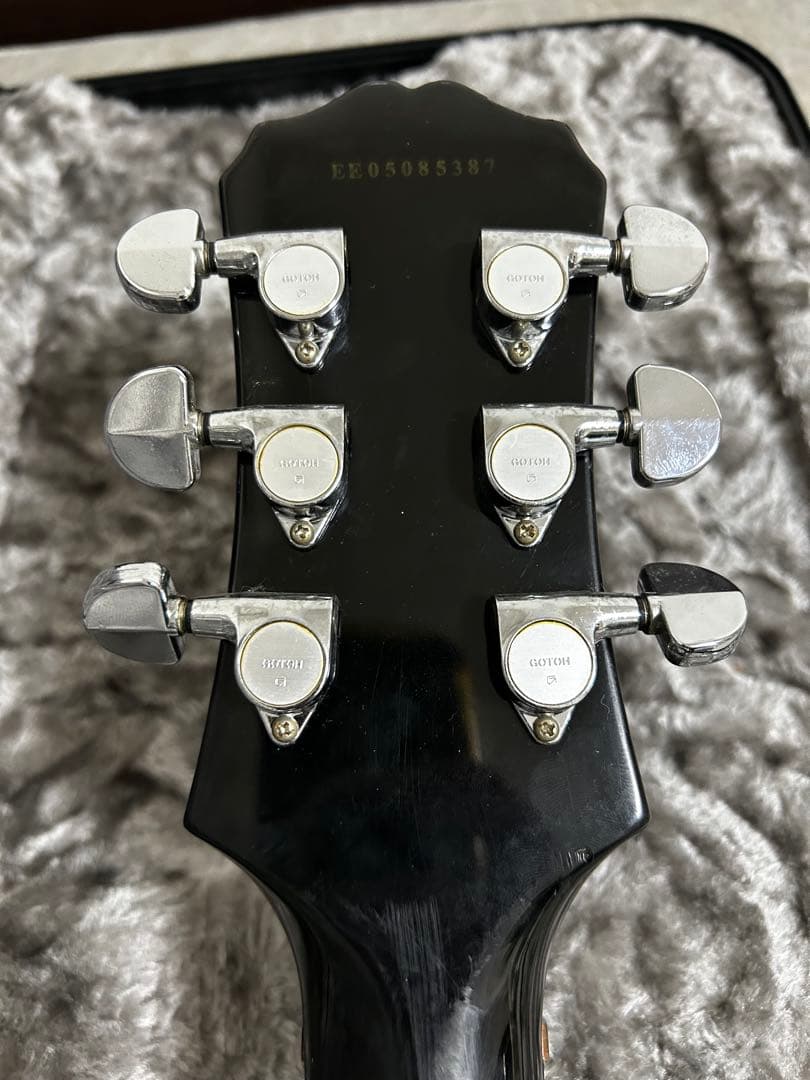 Epiphone レスポール極上品　指板ブラック化
