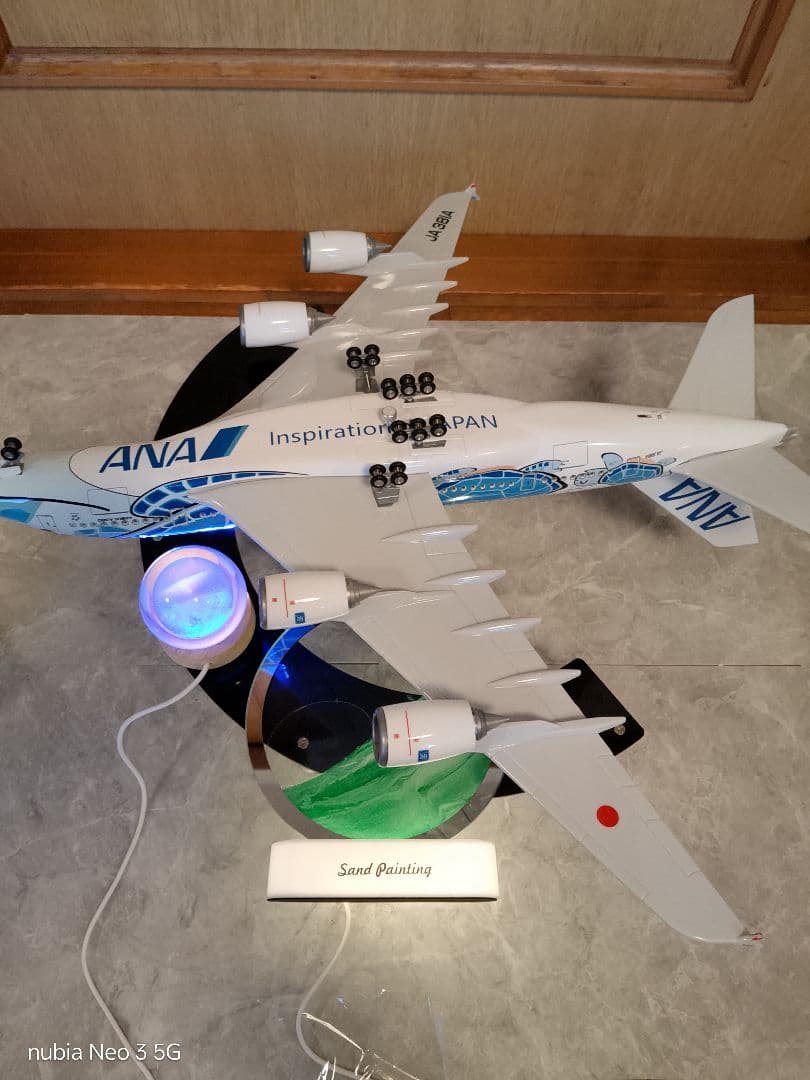 ✈Airbus A380／FlyingHonu ブルー1/150