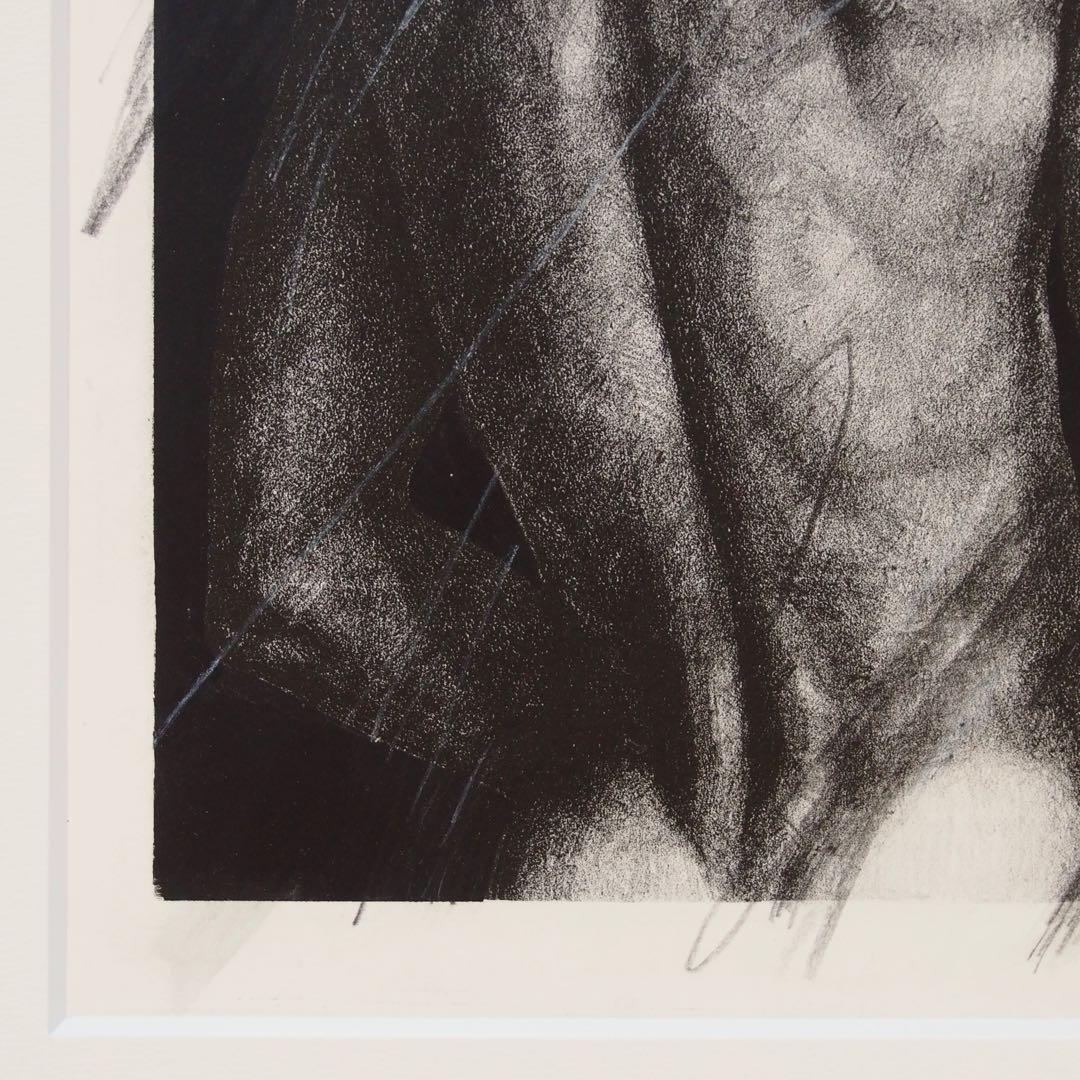 人物画 肉筆画 作品 額入り 現代アート 絵画 ミニマル インテリア デザイン