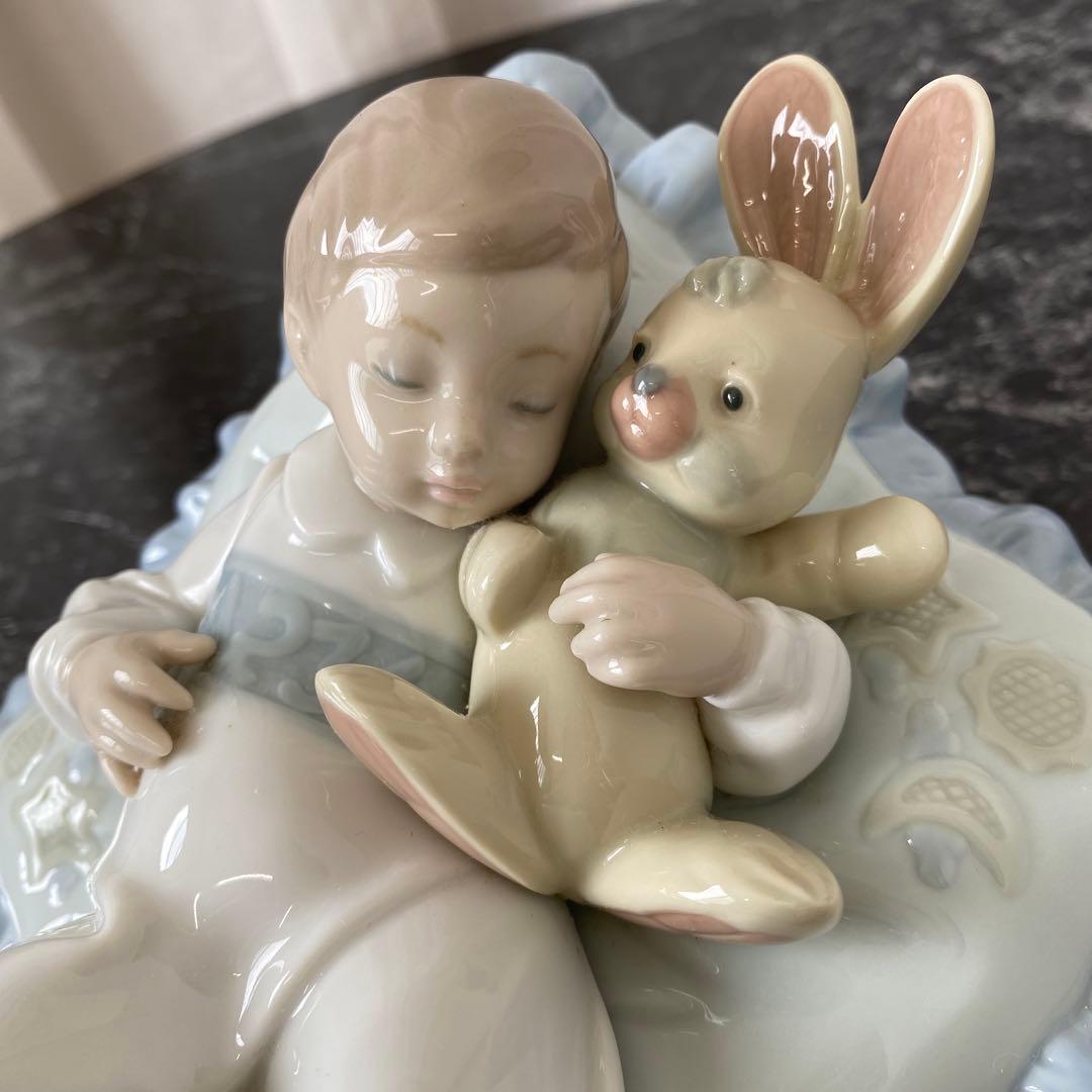 リヤドロ LLADRO 6791 おやすみうさちゃん 置物