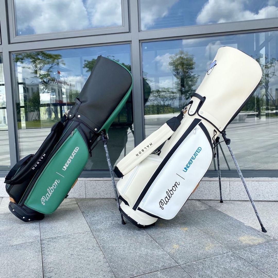 マルボンゴルフ キャディバッグ malbon golf バッグ ホワイト色