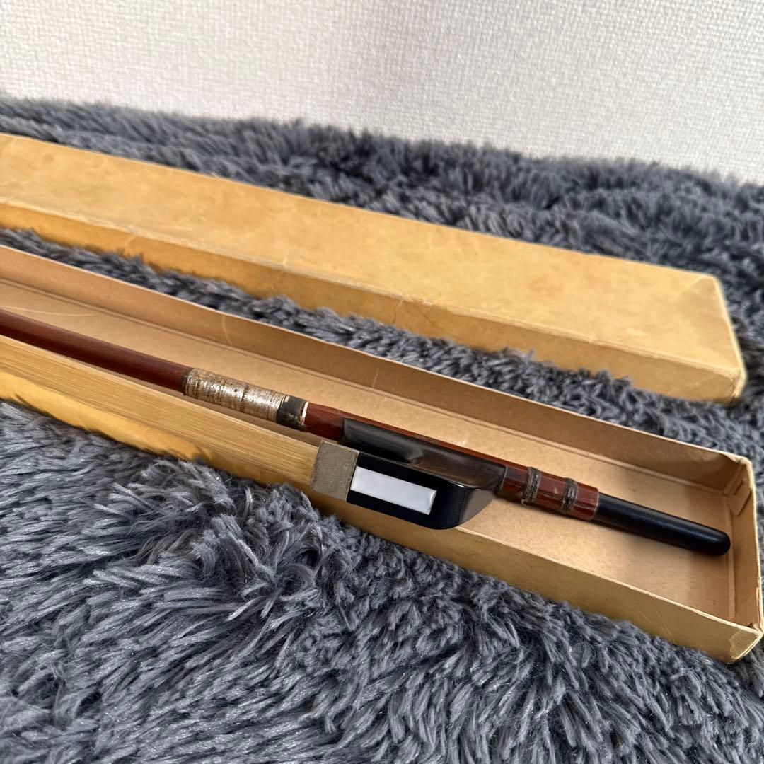 SUGITO コントラバス用 弓 弦楽器 bow 箱付き