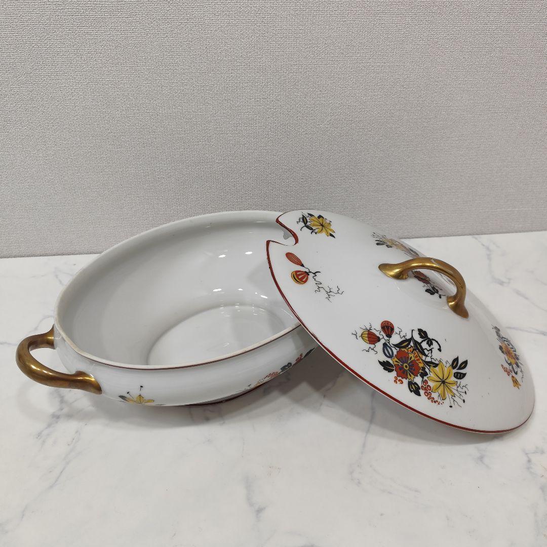 洋食器 フランス リモージュ スープチューリン ソーサー プレート