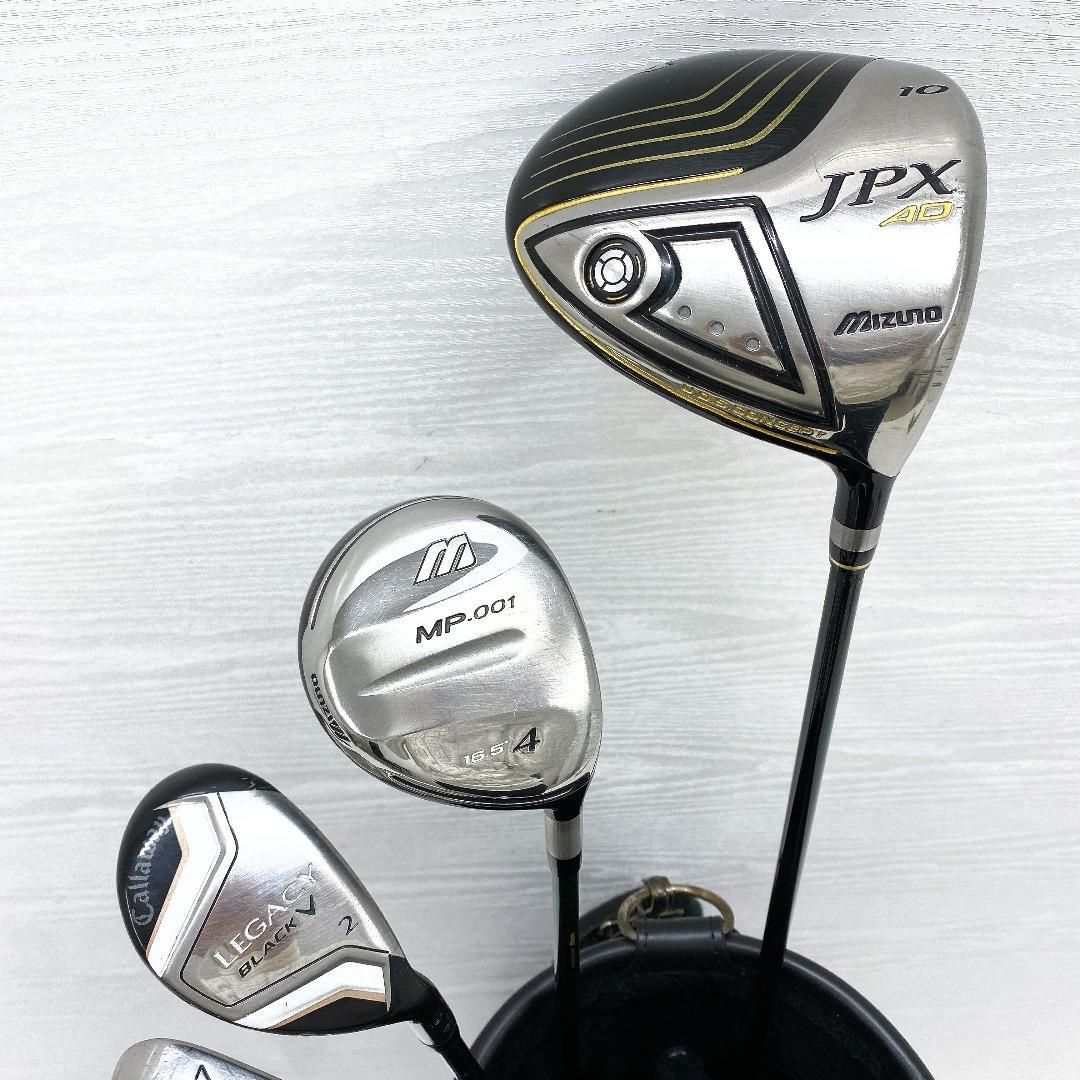 【豪華‼】 MIZUNO ミズノ メンズ ゴルフクラブ 初心者 セット SR