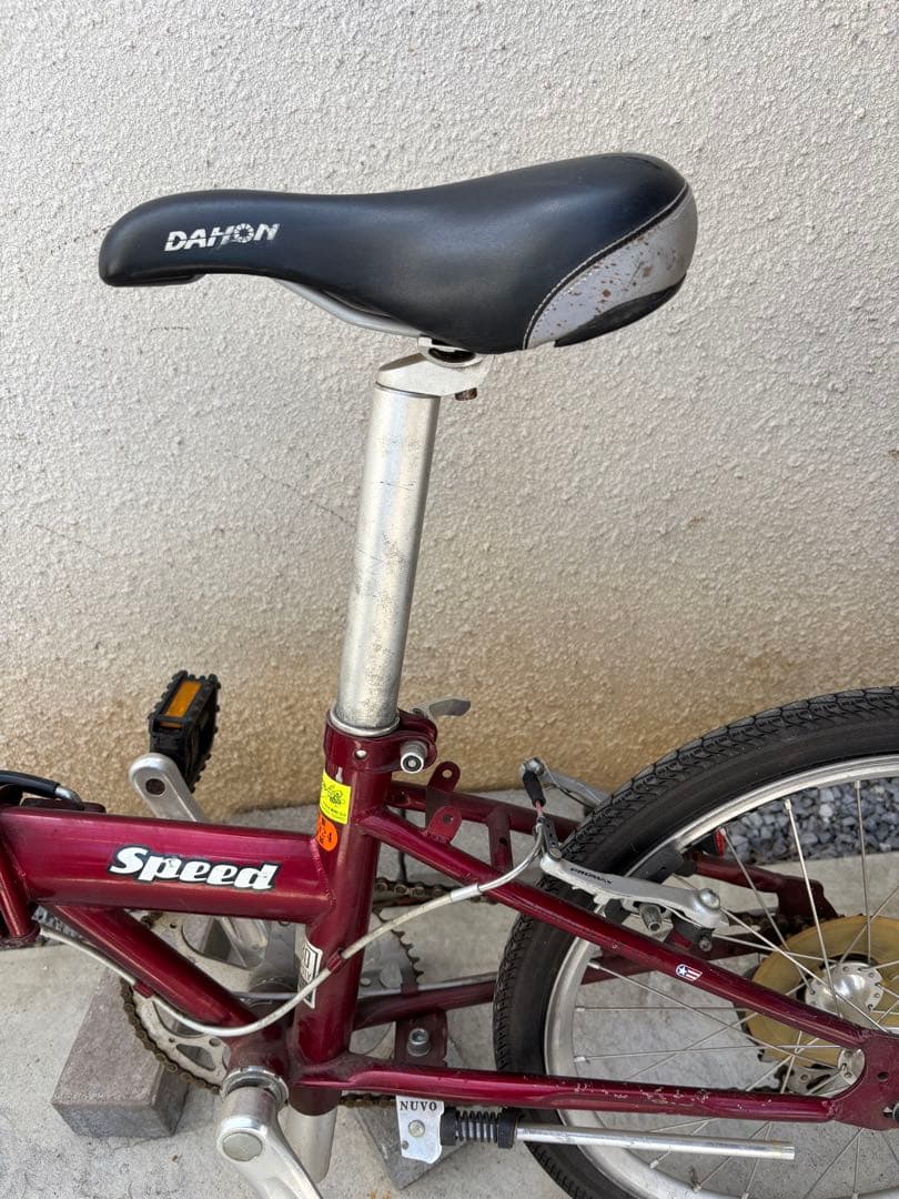 DAHON Speed 折りたたみ自転車 バーガンディ