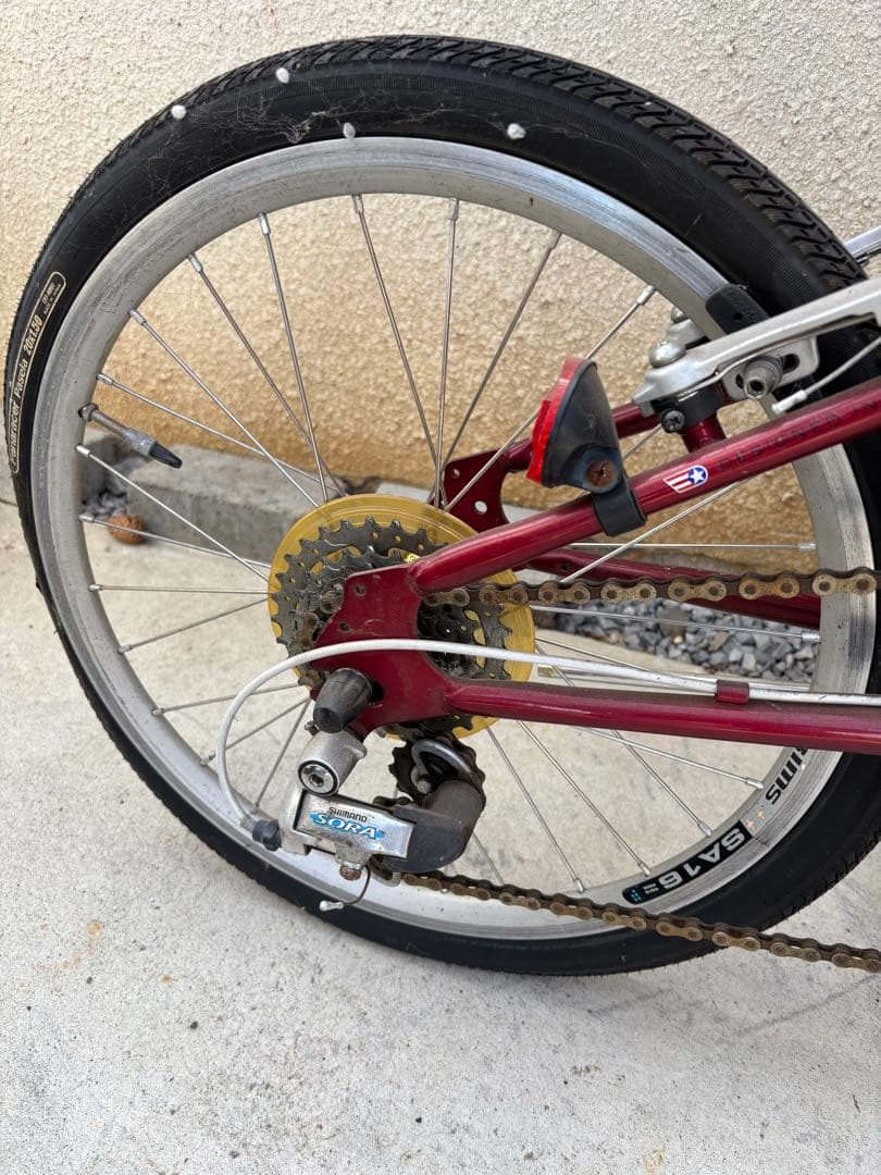 DAHON Speed 折りたたみ自転車 バーガンディ