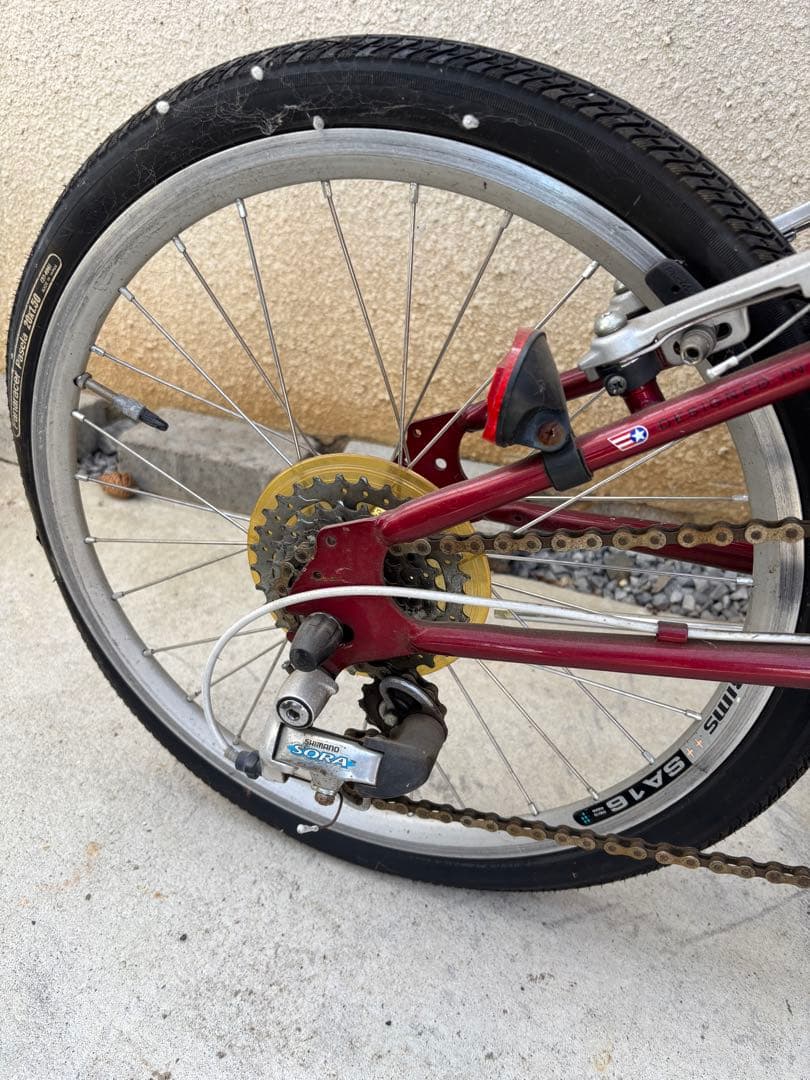 DAHON Speed 折りたたみ自転車 バーガンディ
