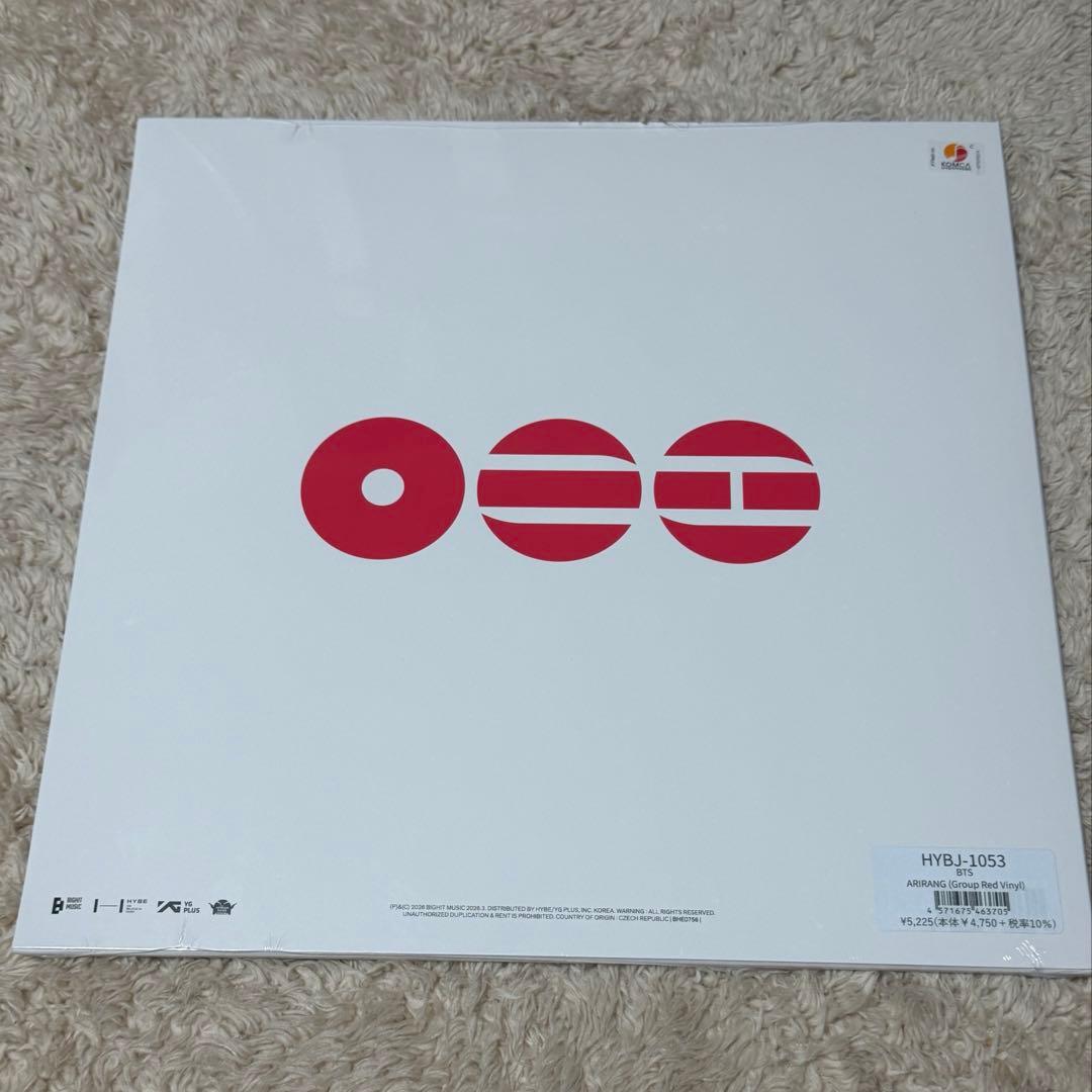 M*O様 BTS ARIRANG Standard Vinyl GROUP ve
