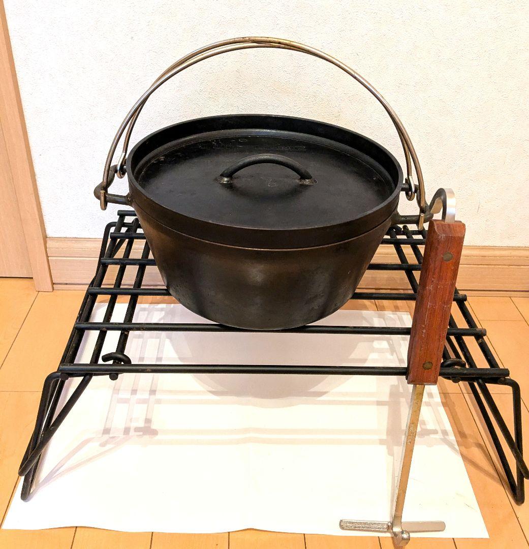 ユニフレーム10インチダッチオーブン　台　リフター　クッキングレシピ本付き