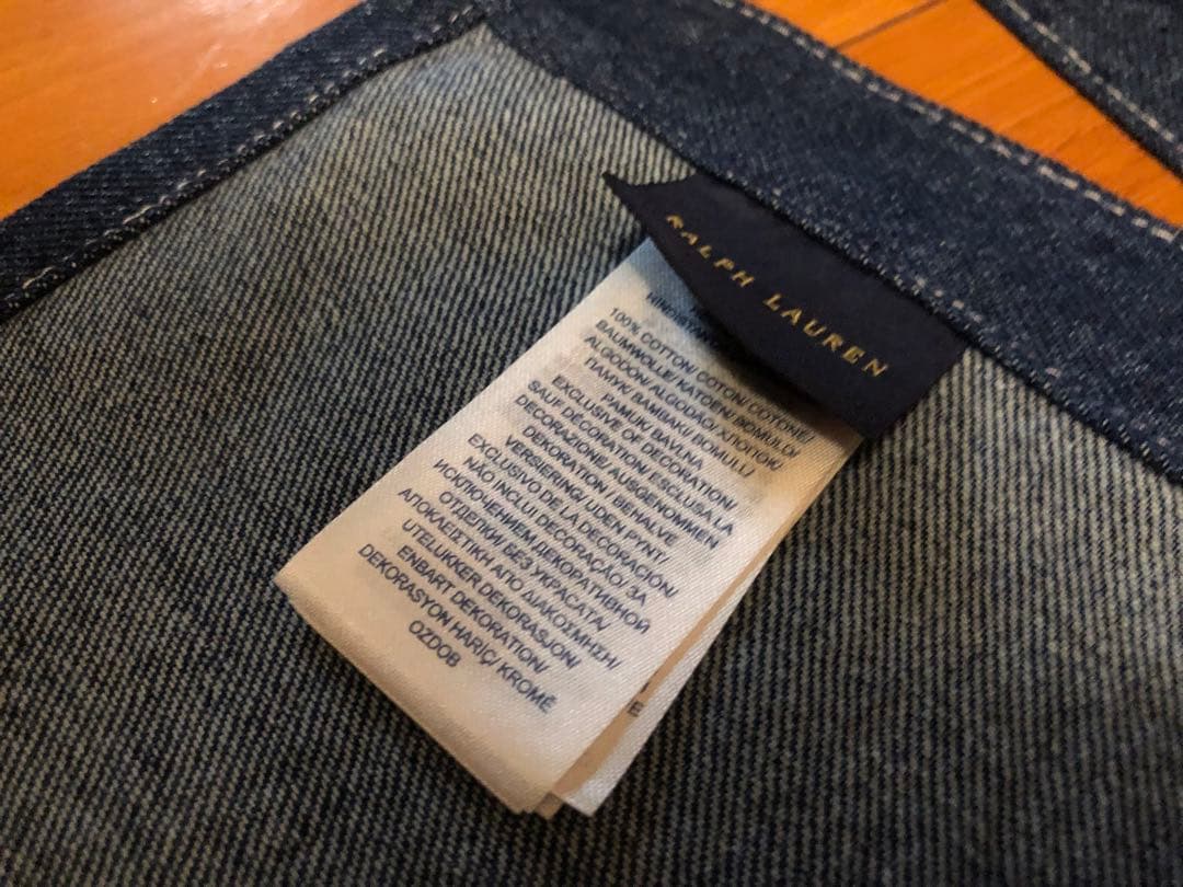 【新品未使用品・即日発送】Ralph Lauren ラルフ 腰巻きデニムエプロン