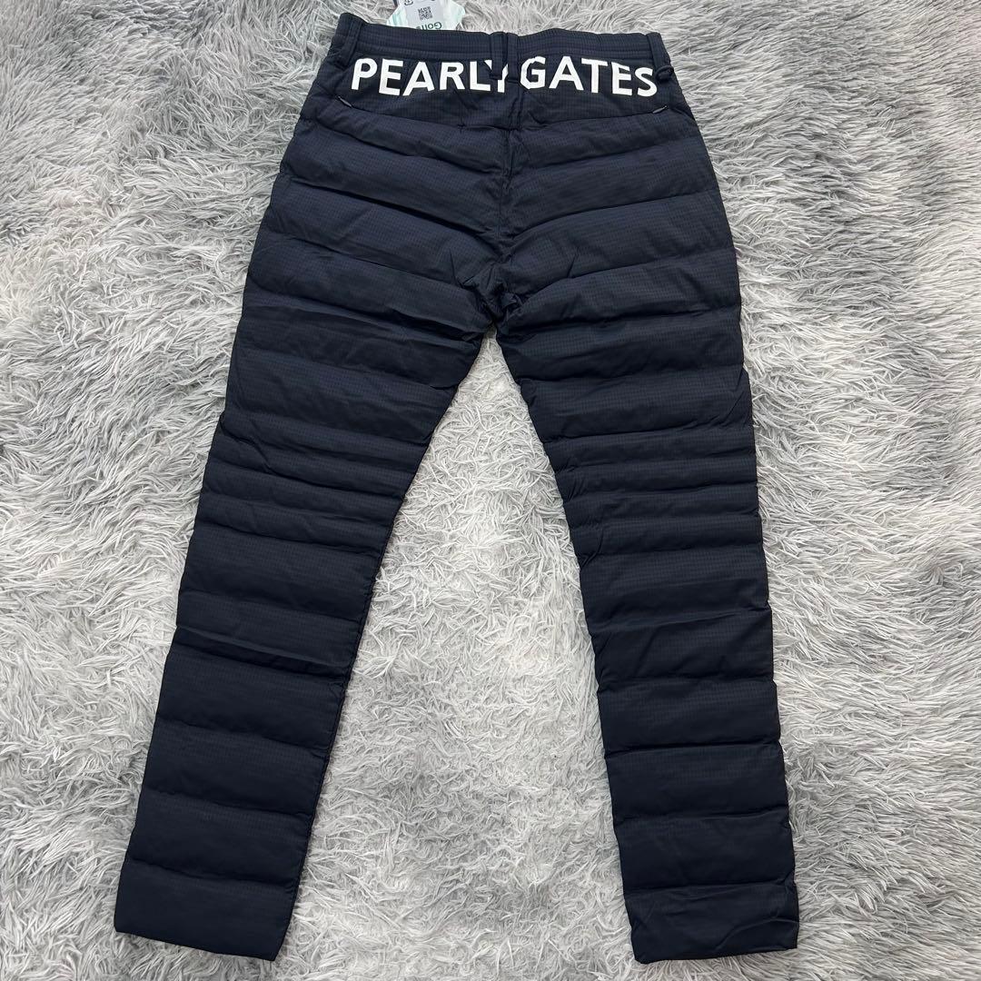新品　パーリーゲイツ　パンツ　中綿　防寒　ネイビー　ストレッチ　発熱保温　4