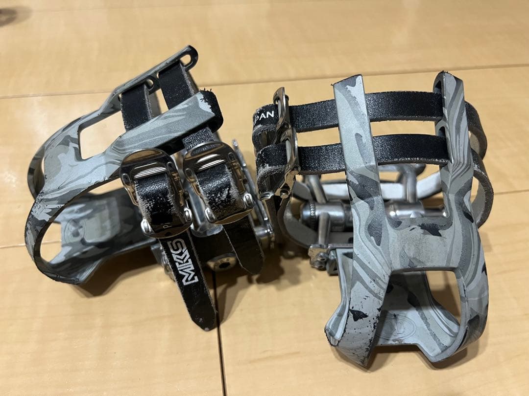 mash トゥークリップ　mks sylvan track ダブルストラップ