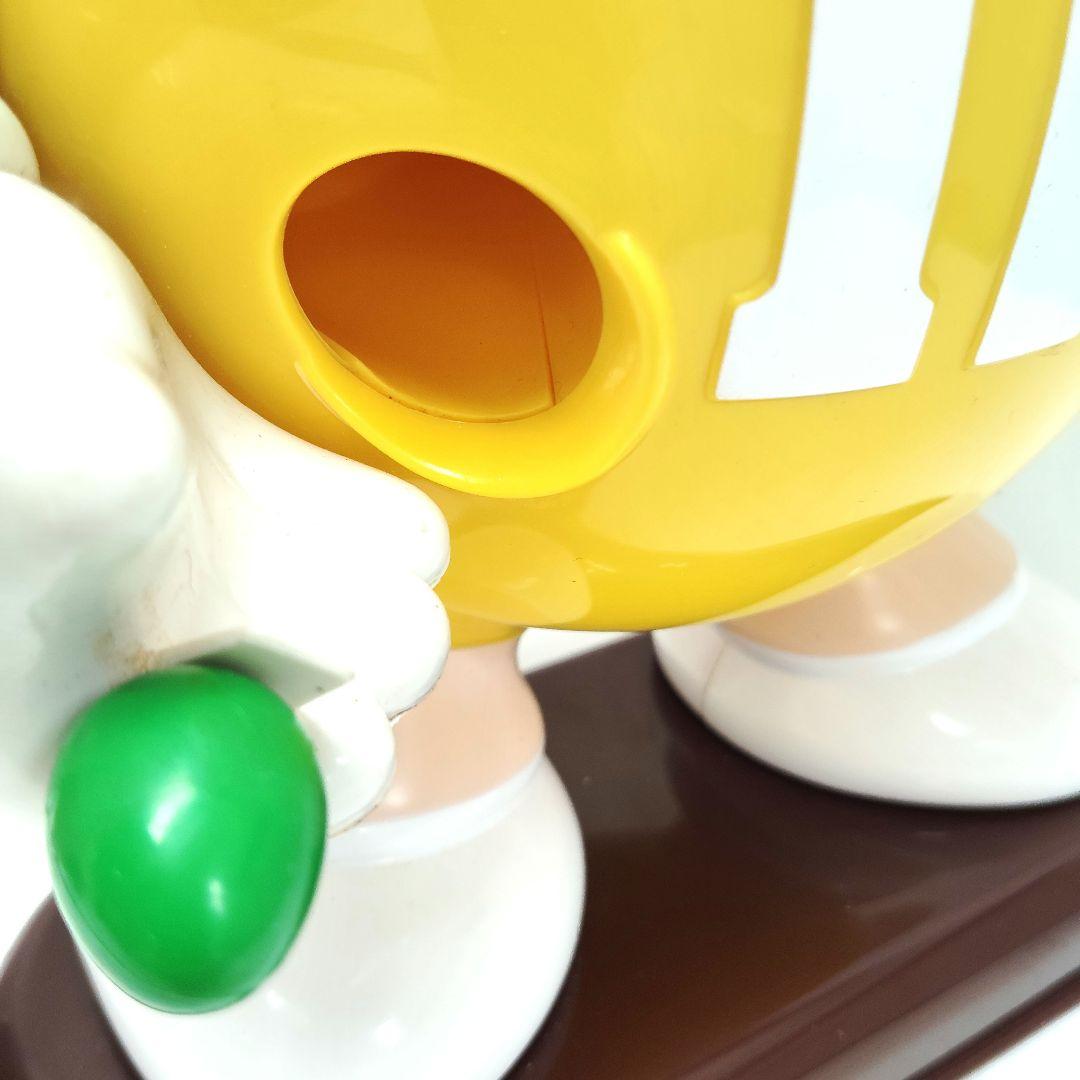 【T】m&m's　イエローマン　ファンマシーン　お菓子ディスペンサー　2点セット