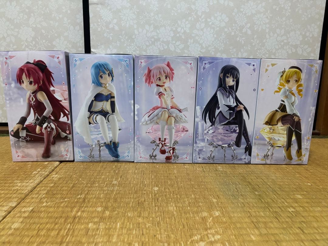 魔法少女まどか☆マギカ さやか・まどか・ほむら・マミ・杏子フィギュア5個セット