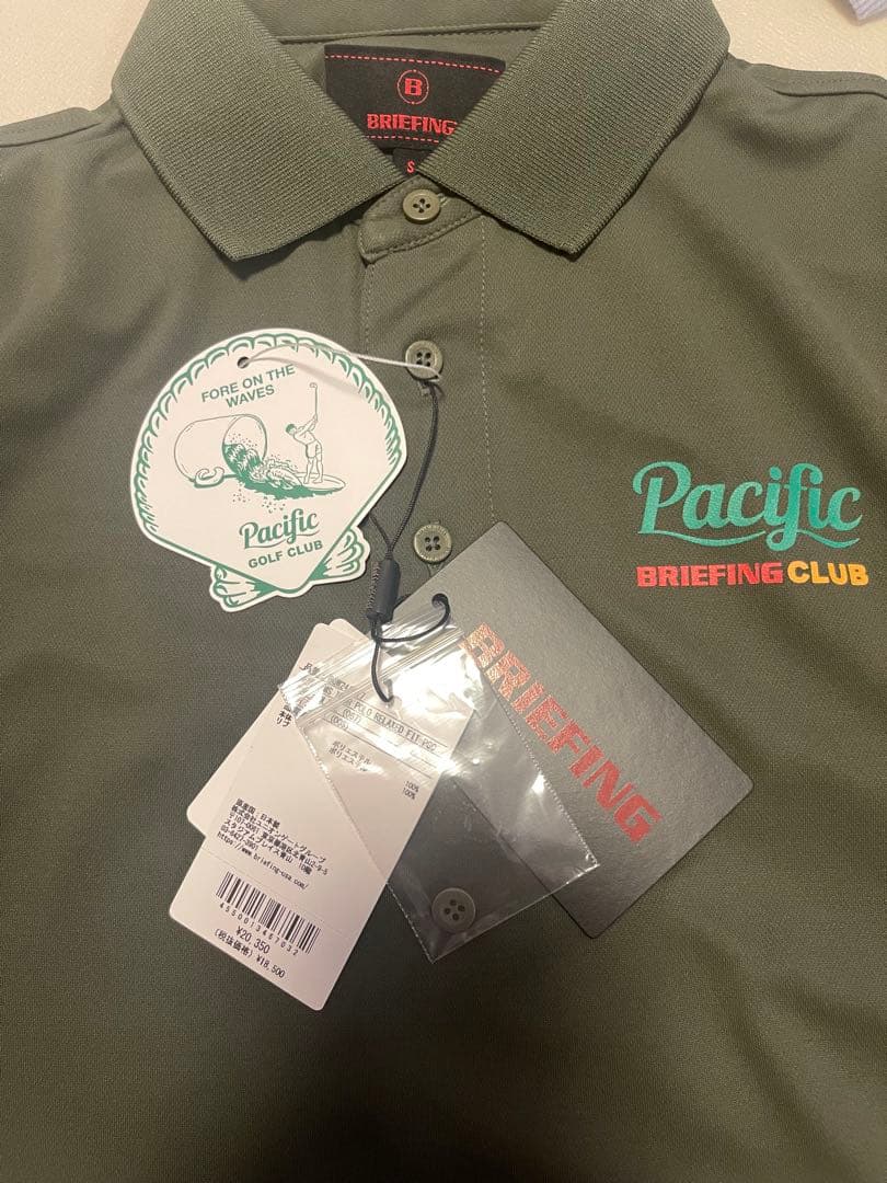 BRIEFING × PGC MS TOUR ポロ Sサイズ