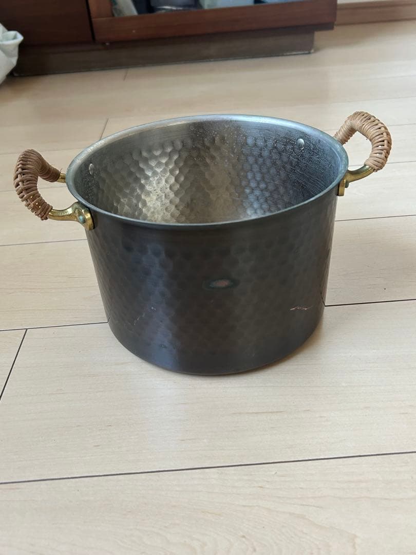 COPPER100 銅 鍋　両手鍋　20cm