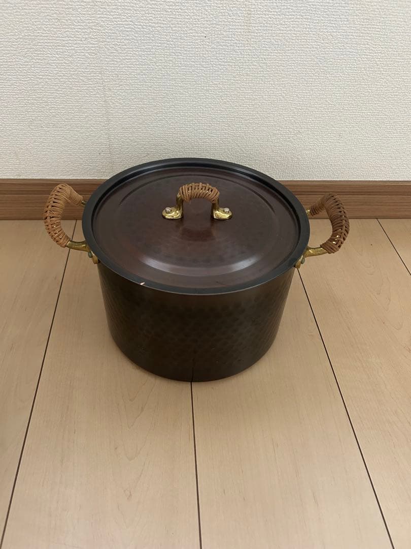 COPPER100 銅 鍋　両手鍋　20cm