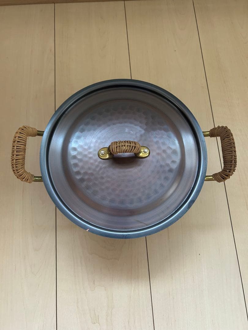 COPPER100 銅 鍋　両手鍋　20cm
