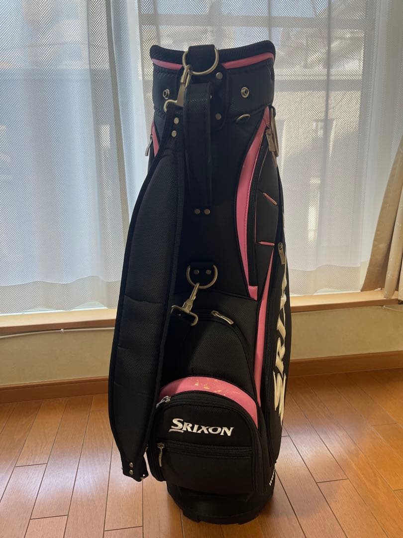 Srixon 黒/ピンク キャディバッグ