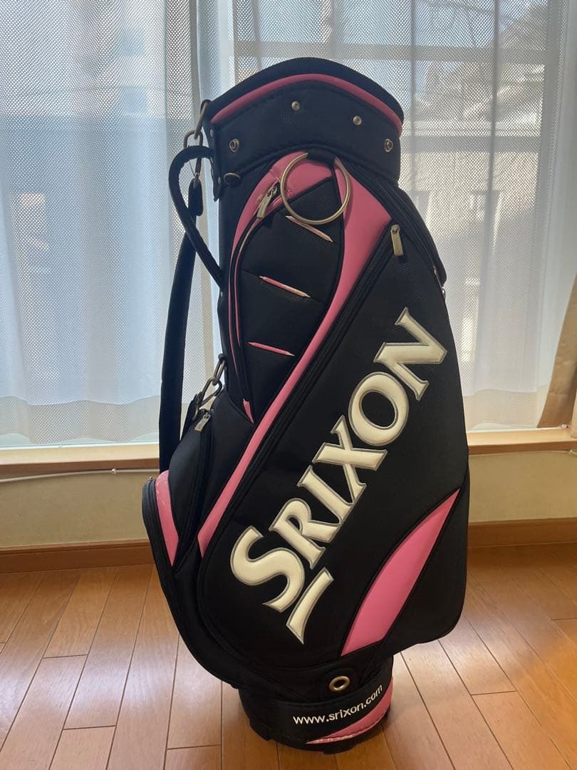 Srixon 黒/ピンク キャディバッグ