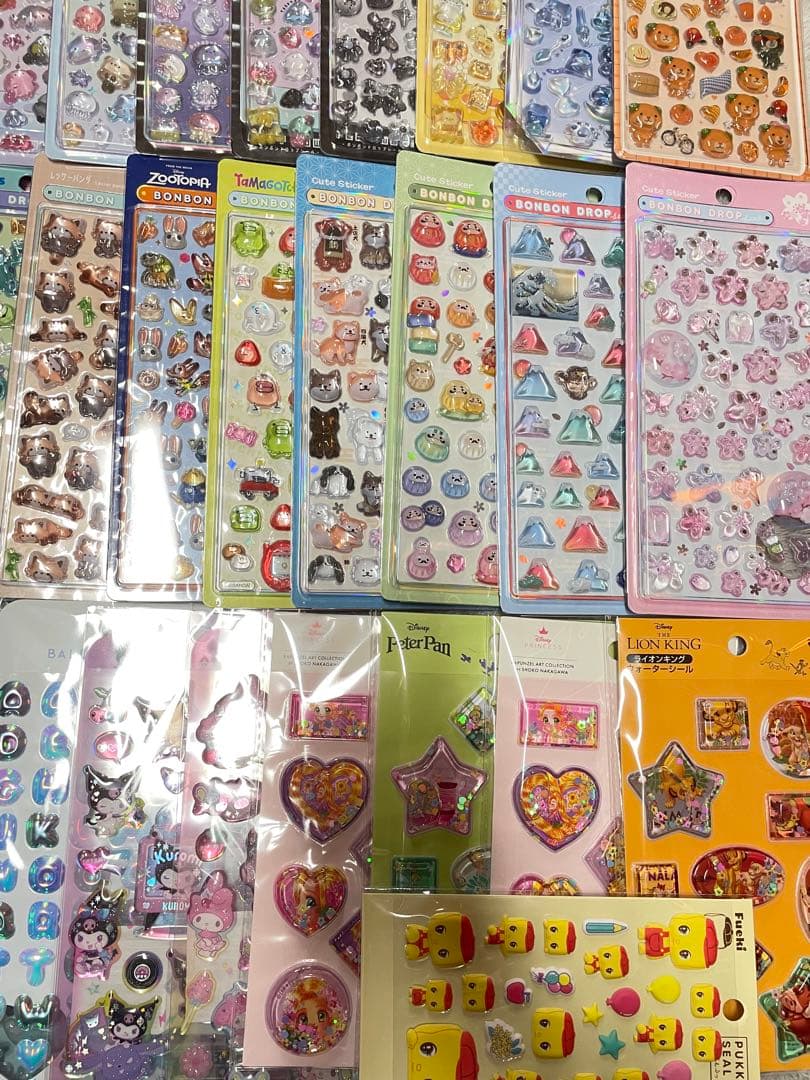 【正規品】 ボンボンドロップシール うるちゅる ディズニー サンリオ　オリジナル