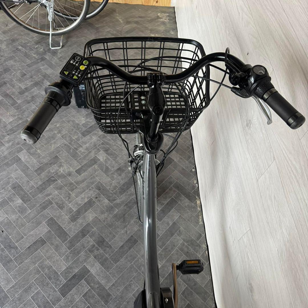 電動アシスト自転車 シティタイプ ブラック