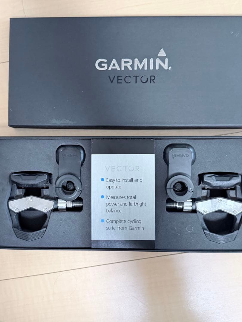 GARMIN VECTOR 両足計測 パワーメーターペダル LOOK Keo互換