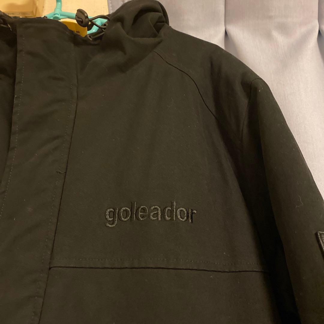 goleador フード付きベンチコート 黒 Lサイズ