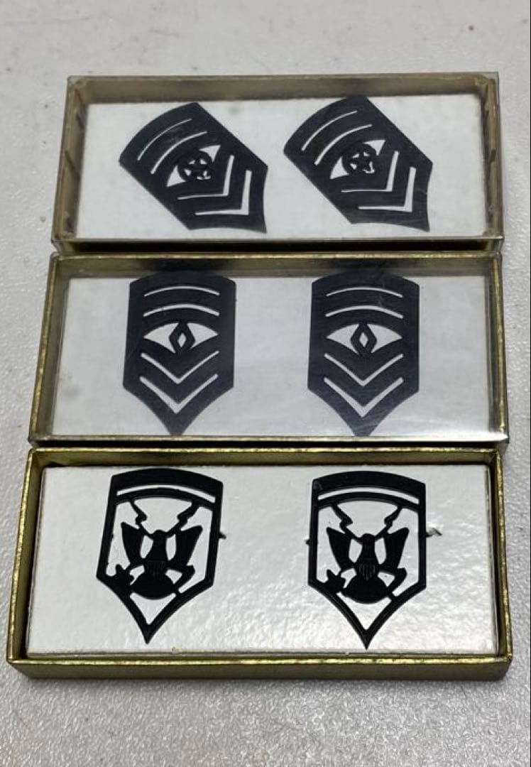 米軍ミリタリー 階級バッチ 各種9階級章　未使用品