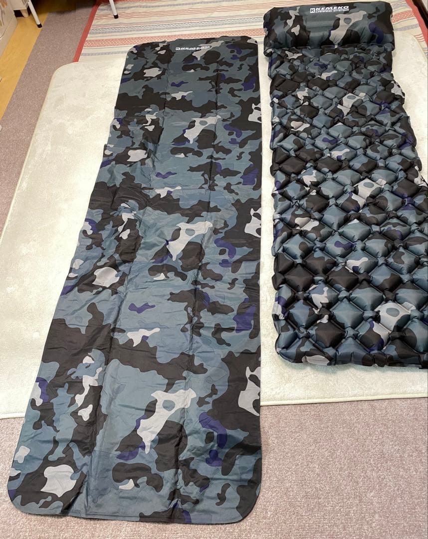 KEMEKO キャンプ用マット 迷彩柄 2枚セット