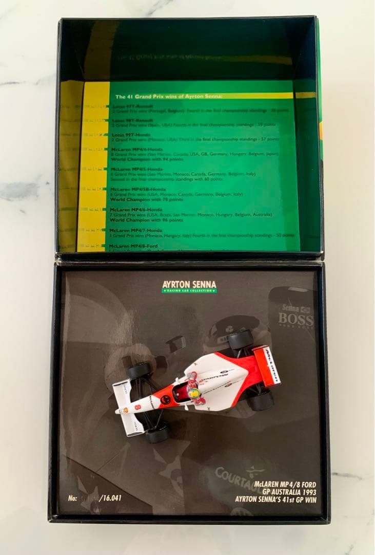 【当時物・希少】 アイルトンセナAyrton Senna McLaren