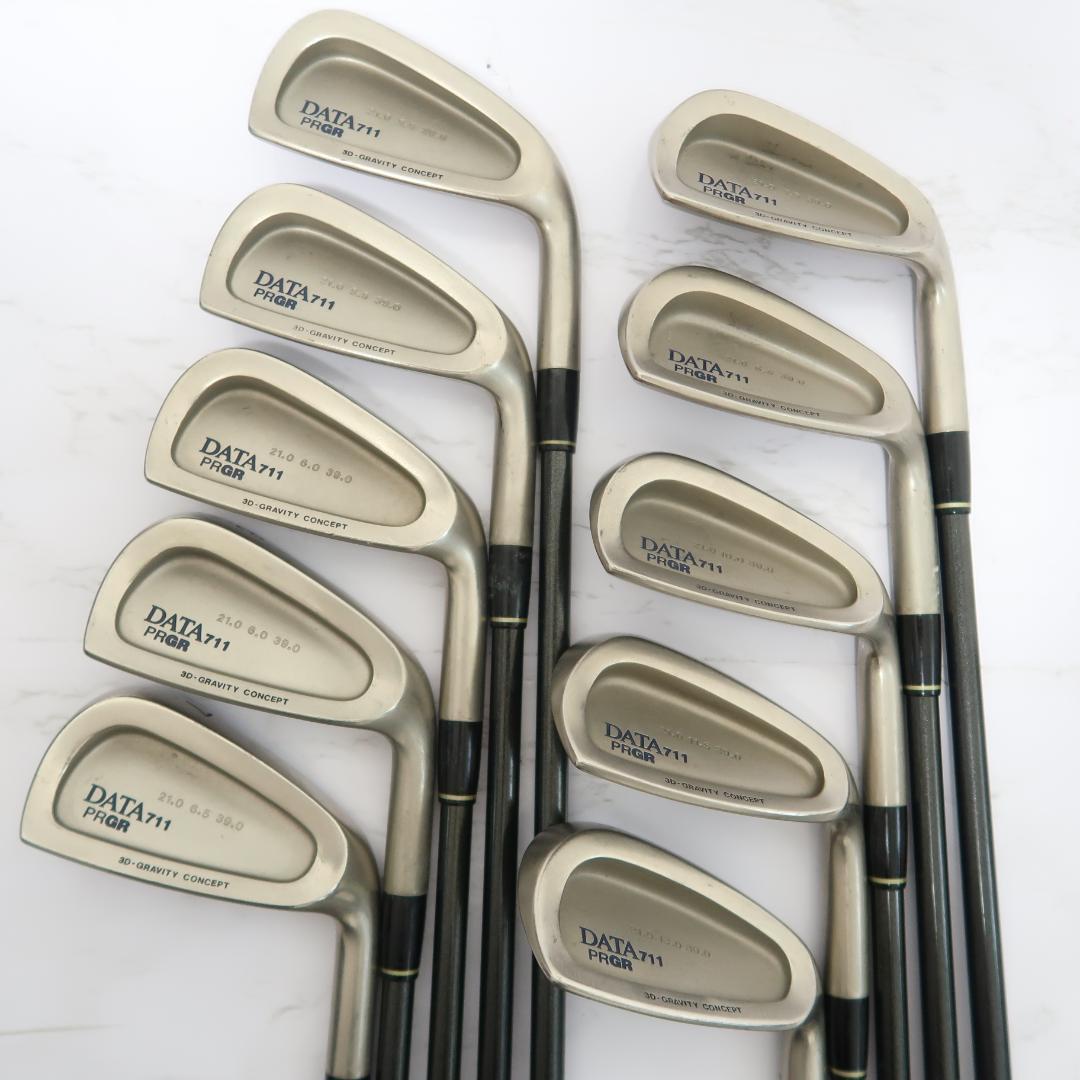 PRGR DATA711 アイアンセット M-40 data080 初心者向き