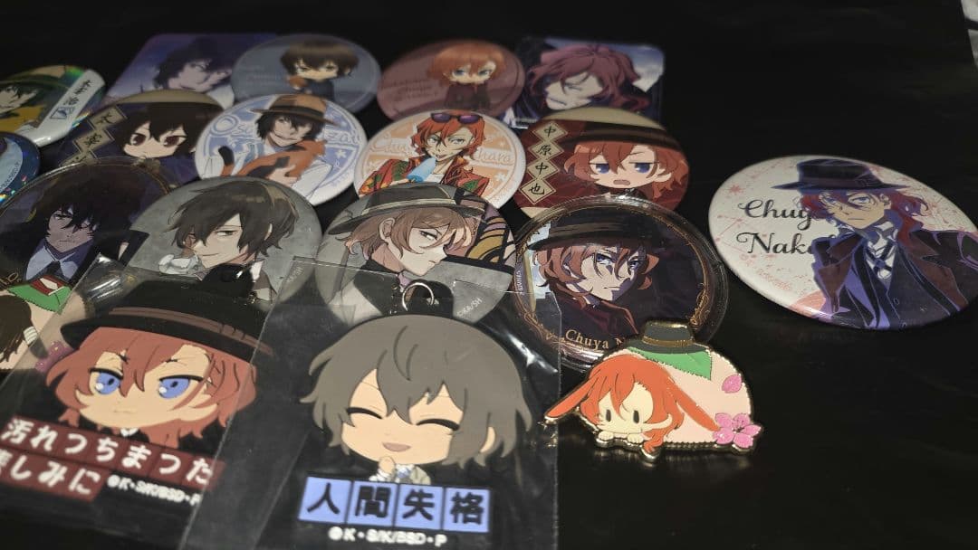 文豪ストレイドッグス 中原中也 太宰治 缶バッジ ピンバッジ まとめ売り