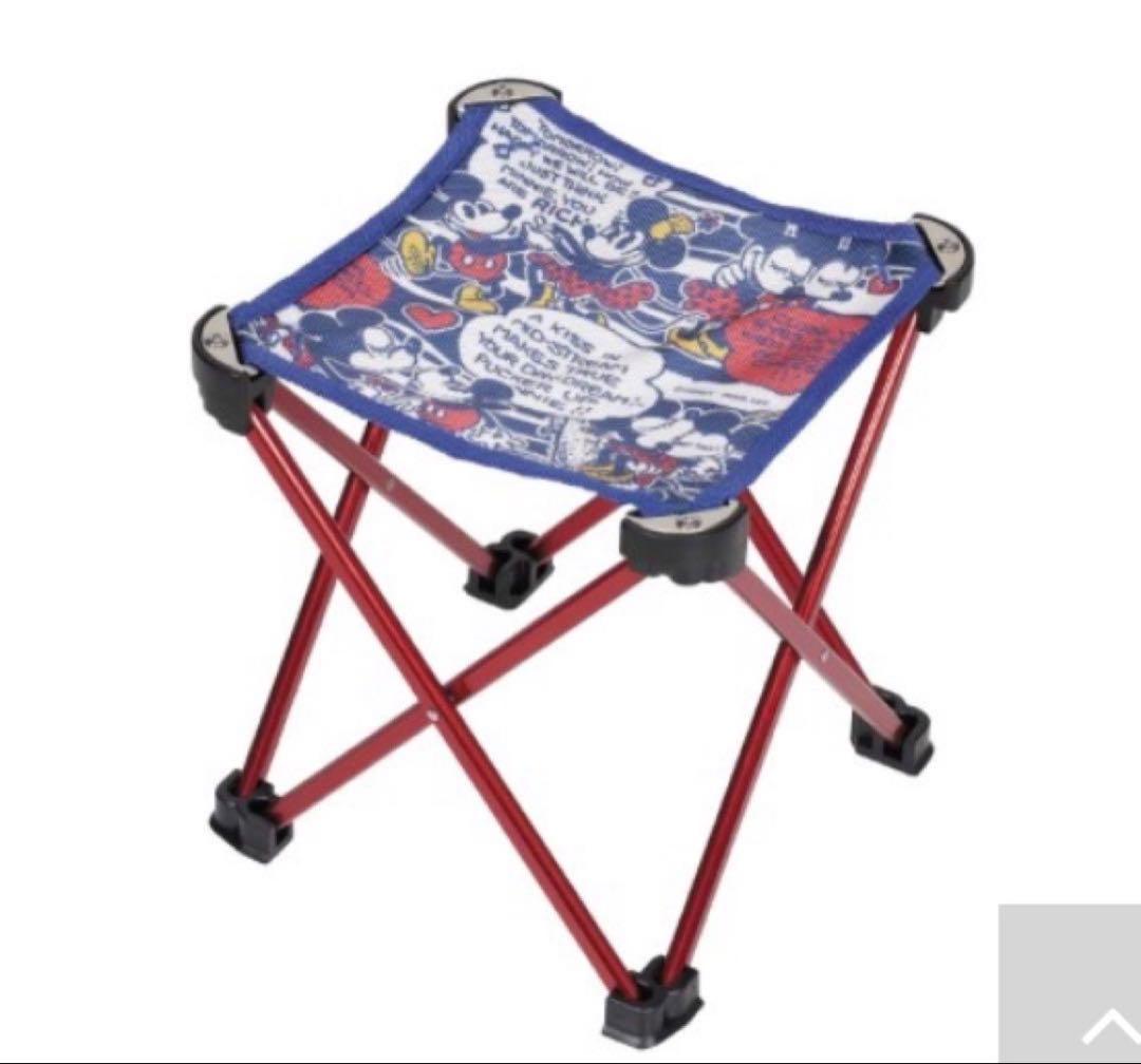 便利な収納袋付き！パール金属 ディズニー「持ち運び楽々軽量コンパクトチェア　2脚