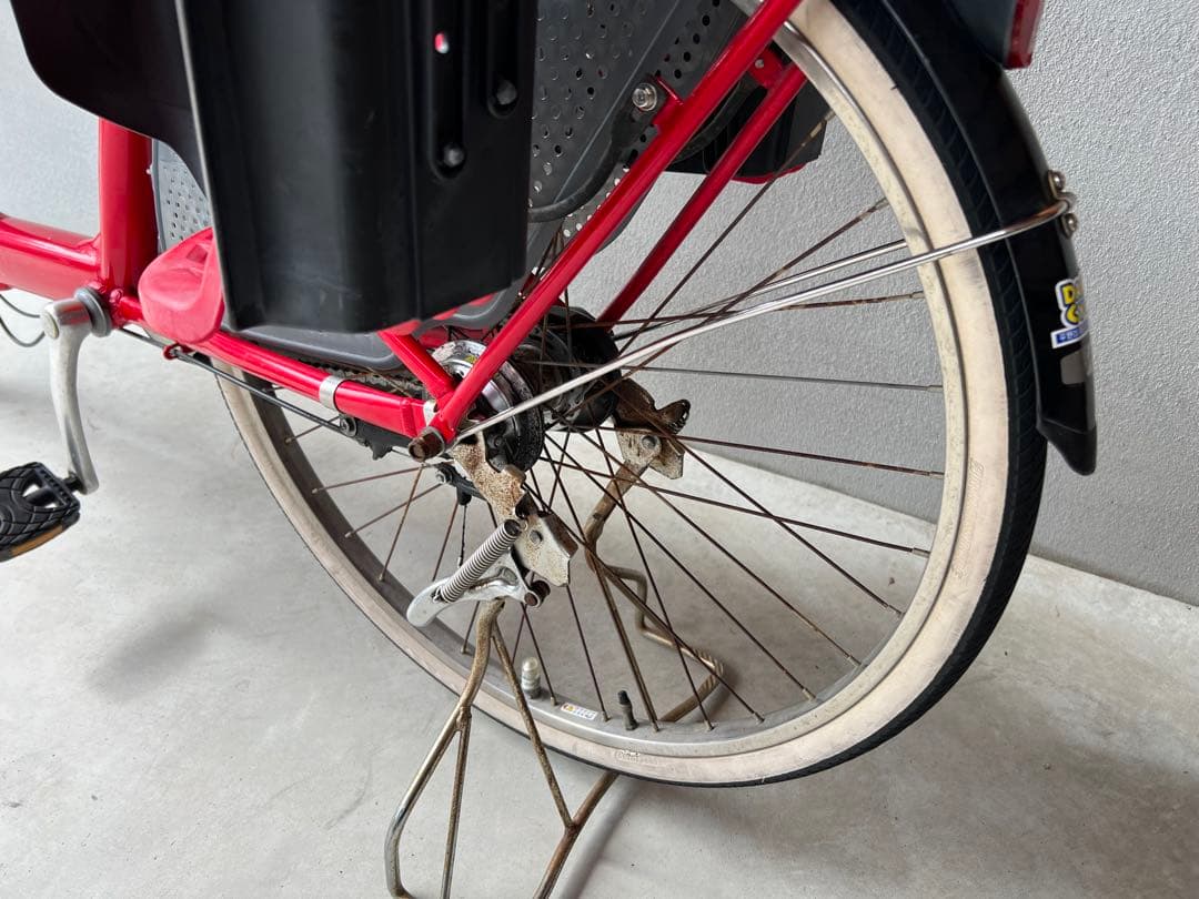 ブリヂストン アンジェリーノ 3段ギア 3人乗り 自転車(引取価格)