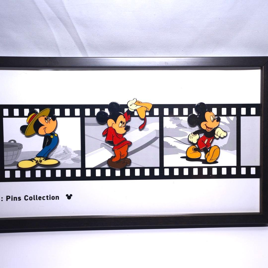 ディズニー ミッキーマウス 90周年 ピンズ額装セット Disney 限定